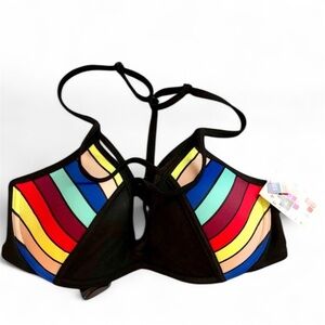 PINK Victoria's Secret Multicolor Bikini Top